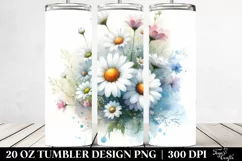 Colorful Daisy Design | 20 oz Tumbler Product Image 2