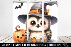 Baby Owl Halloween Clipart PNG Product Image 2