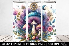 Vibrant Magical Mushroom Tarot Clipart Product Image 2