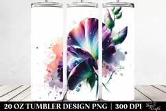 20 Oz Tumbler Sublimation | Shiny Sweet Pea Product Image 2