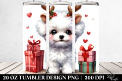 Enthusiastic Baby Bichon Frise PNG Product Image 2