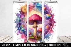 Vibrant Magical Mushroom Tarot Clipart Product Image 2