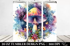Vibrant Magical Mushroom Tarot Clipart Product Image 2