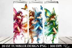 Fairy Dressed Drawing | 20 oz Tumbler Product Image 2