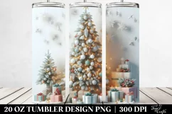 Simple Christmas Tree with Gifts, 20 Oz Tumbler Product Image 2