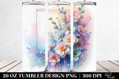 Shiny Delphinium Clipart, Transparent 20 Oz Tumbler Product Image 2