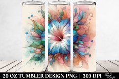 Wooden Stained Morning Glory Clipart Product Image 2