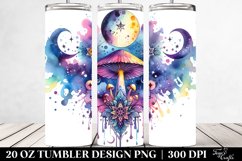 Vibrant Magical Mushroom Tarot Clipart Product Image 2