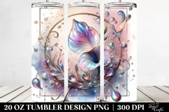 Glossy Sweet Pea Material Splash 20 Oz Tumbler Product Image 2