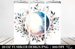 Simple Washed Watercolor Witch 20 oz Tumbler Product Image 2