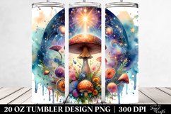 Vibrant Magical Mushroom Tarot Clipart Product Image 2