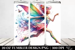 Fairy Running Funny Tumbler Product Image 2