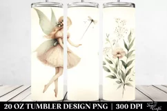 Simple Vintage Fairy | 20 oz Tumbler Product Image 2