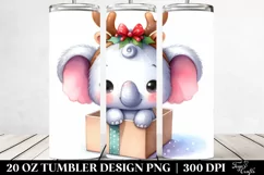 Colorful Elephant with Cool Haircut, Transparent PNG Product Image 2