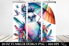 Posing Baby Dove | 20 oz Tumbler Product Image 2