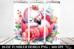 Colorful Baby Flamingo | 20 Oz Tumbler Product Image 2