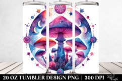 Vibrant Magical Mushroom Tarot Clipart Product Image 2