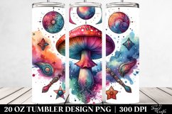 Vibrant Magical Mushroom Tarot Clipart Product Image 2