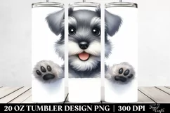 Cute Funny Miniature Schnauzer | 20 Oz Tumbler Product Image 2