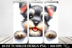 Cute Funny Miniature Schnauzer | 20 Oz Tumbler Product Image 2