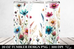 Colorful Wild Flowers | 20 Oz Tumbler Product Image 2