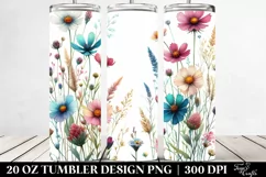 Colorful Wild Flowers | 20 Oz Tumbler Product Image 2