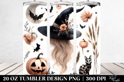 Simplistic Witch Halloween Tumbler 20 oz Product Image 2