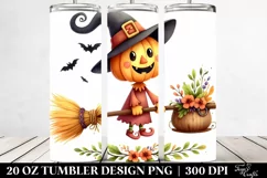Funny Halloween Broom | 20 oz Tumbler Product Image 2