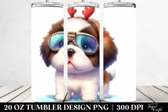 Colorful Saint Bernard with Crazy Haircut, High-Res PNG Product Image 2