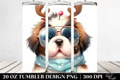 Colorful Saint Bernard with Crazy Haircut, High-Res PNG Product Image 2