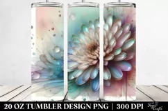 Abstract Chrysanthemum Art | 20 oz Tumbler Product Image 2