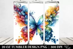 Vibrant Ice Butterfly | 20 oz Tumbler Product Image 2