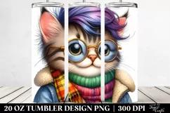 Goofy Baby Cat | 20 oz Tumbler Product Image 2