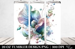 Shiny Sweet Pea Clipart, Transparent 20 Oz Tumbler Product Image 2