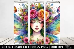 Fairy Floral Wreath Tumbler Product Image 2