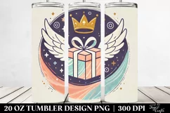 Colorful Gift Box Clipart Design, 20 Oz Tumbler Product Image 2