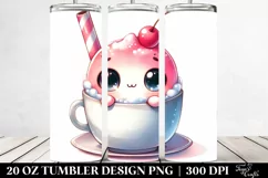 Cute Baby Sitting in a Cup | 20 Oz Tumbler Product Image 2
