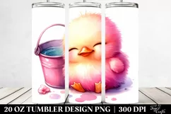 Sleeping Baby Duck in Bubbly Bucket Tumbler Product Image 2