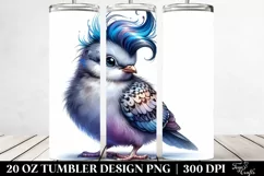Cute Baby Dove Posing 20 Oz Tumbler Product Image 2