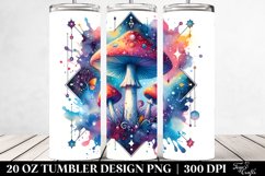 Vibrant Magical Mushroom Tarot Clipart Product Image 2