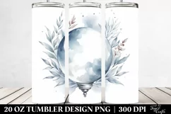 Washed Watercolor Crystal Ball | 20 oz Tumbler Product Image 2
