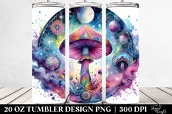 Vibrant Magical Mushroom Tarot Clipart Product Image 2
