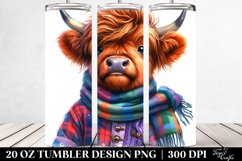 Happy Highlandcow | 20 oz Tumbler Product Image 2