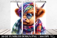 Happy Highlandcow | 20 oz Tumbler Product Image 2