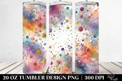 Colorful Gliterry Splash | 20 Oz Tumbler Product Image 2