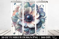 Anemone Flower Summer 20 Oz Tumbler Product Image 2