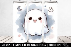 Simple Ghost Washed Image | 20 oz Tumbler Product Image 2
