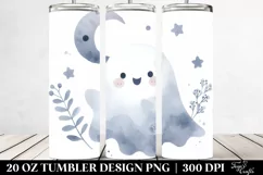 Cute Washed Watercolor Image | 20 oz Tumbler Product Image 2