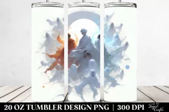 Digital Painting GHOST White | 20 oz Tumbler Product Image 2