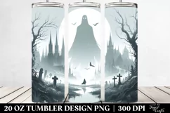 Digital Painting GHOST White | 20 oz Tumbler Product Image 2